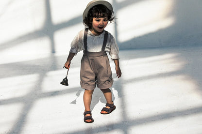 shorts二合一吊帶褲短褲freesize0-6歲男女寶適用