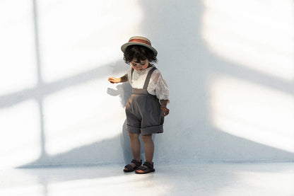 shorts二合一吊帶褲短褲freesize0-6歲男女寶適用