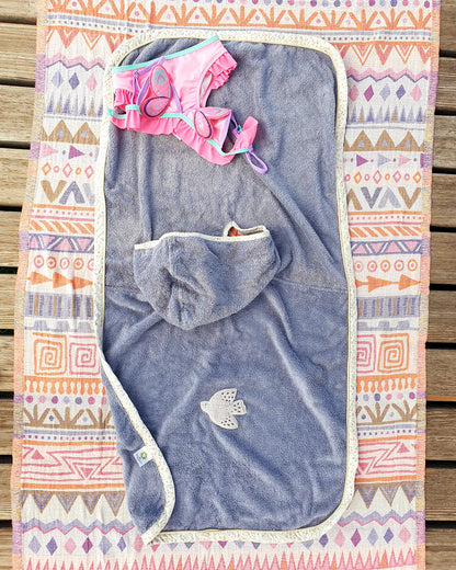 「🇨🇭Elly+lune」Piu Poncho Indigo-GOTS