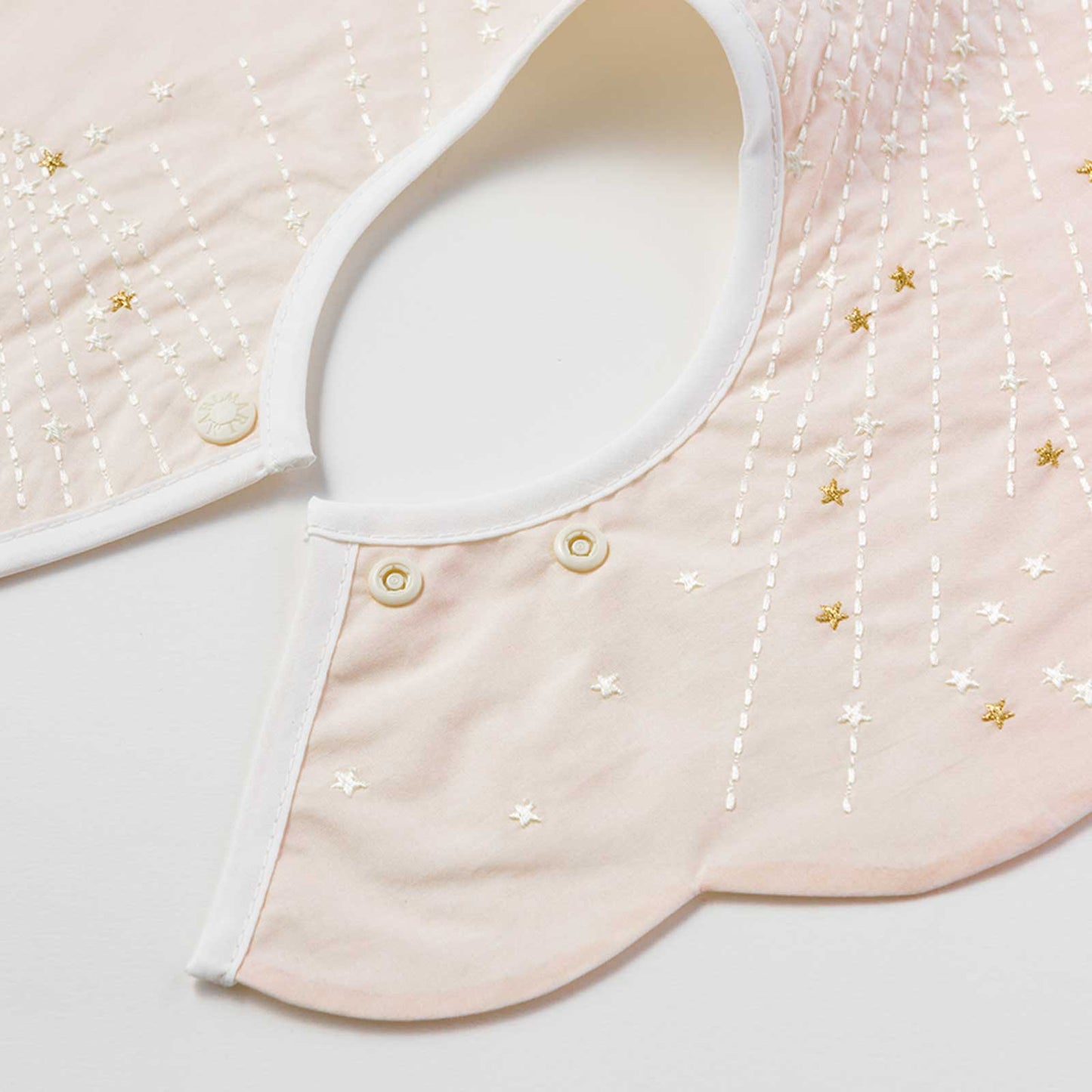 BIB/tamayura 1 tasokare日本製造流星刺繡口水巾圍兜