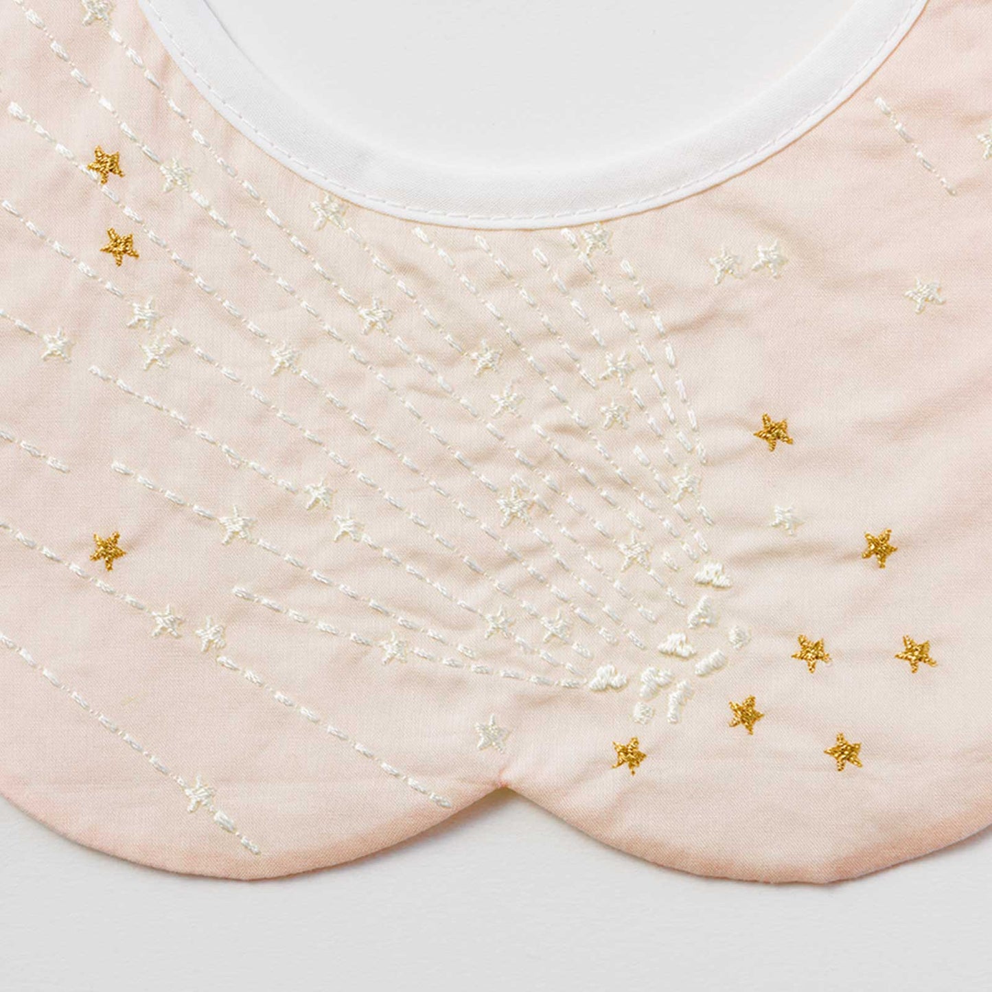 BIB/tamayura 1 tasokare日本製造流星刺繡口水巾圍兜
