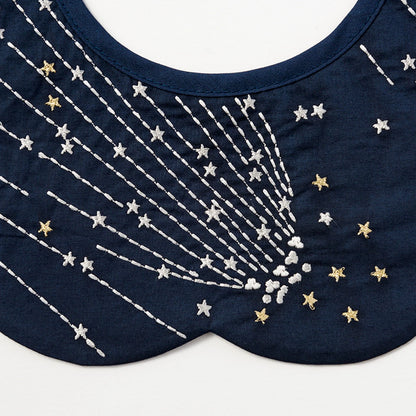 BIB/tamayura 4 gunjo日本製造流星刺繡口水巾圍兜