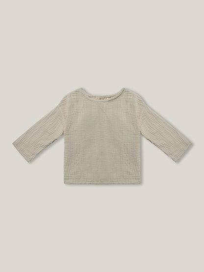 [PRE ORDER] 🇬🇧TSF/The Button Back Top長袖muslin上衣