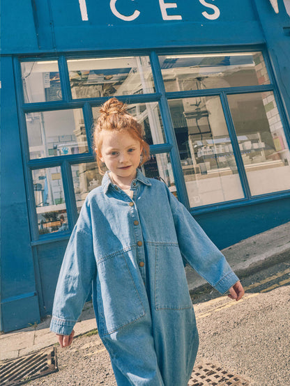 [PRE ORDER] 🇬🇧TSF/The Denim Boiler Suit牛仔連身工裝褲