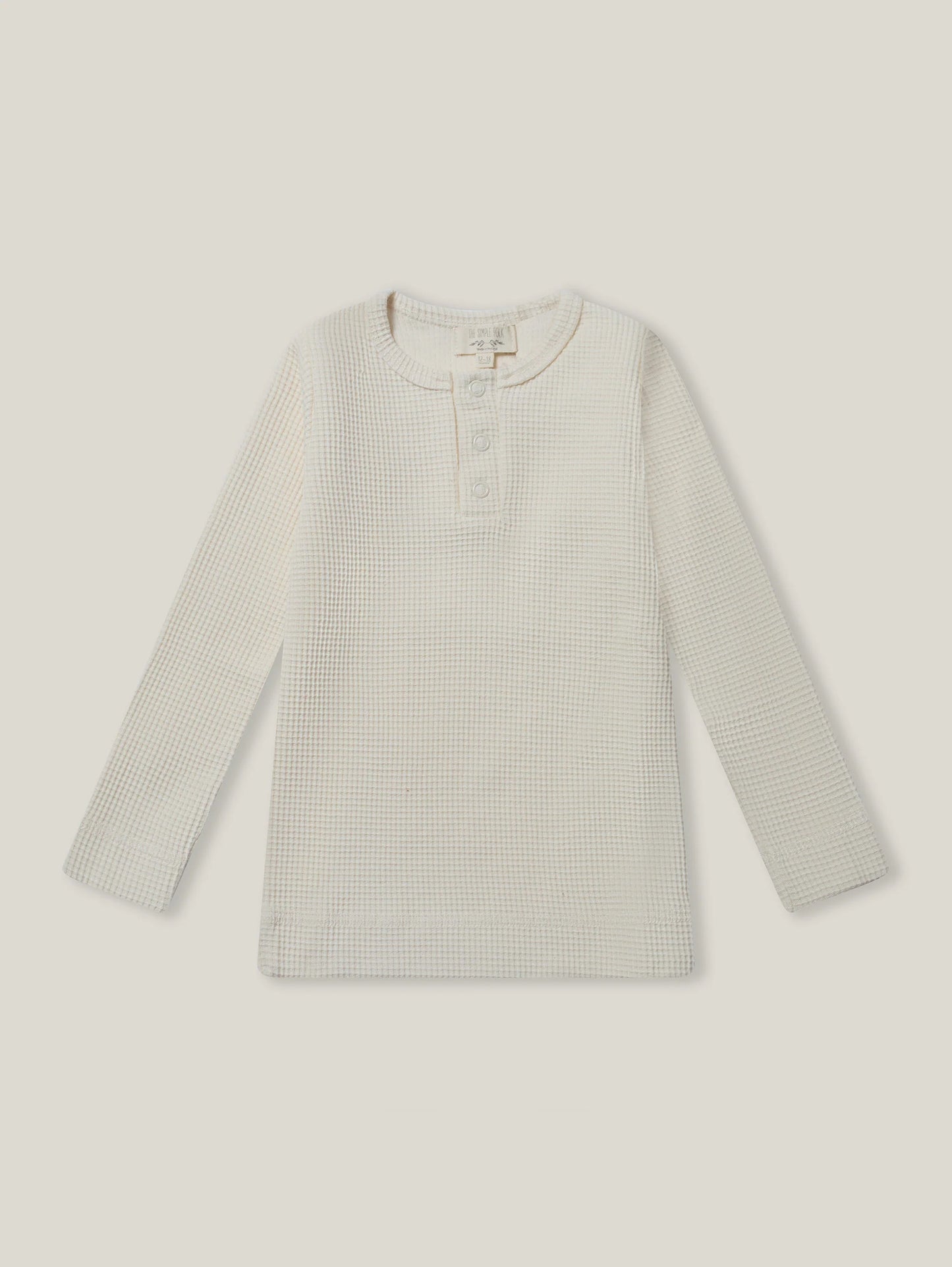 [PRE ORDER] 🇬🇧TSF/organic The Waffle Top有機華夫格棉打底衣