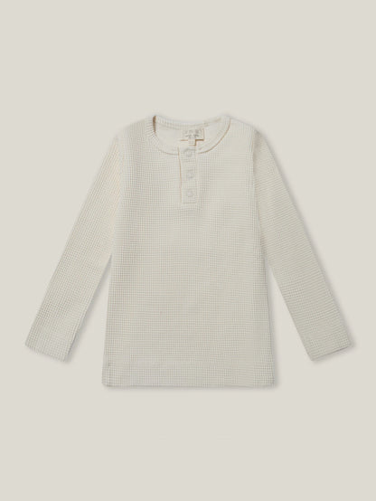 [PRE ORDER] 🇬🇧TSF/organic The Waffle Top有機華夫格棉打底衣