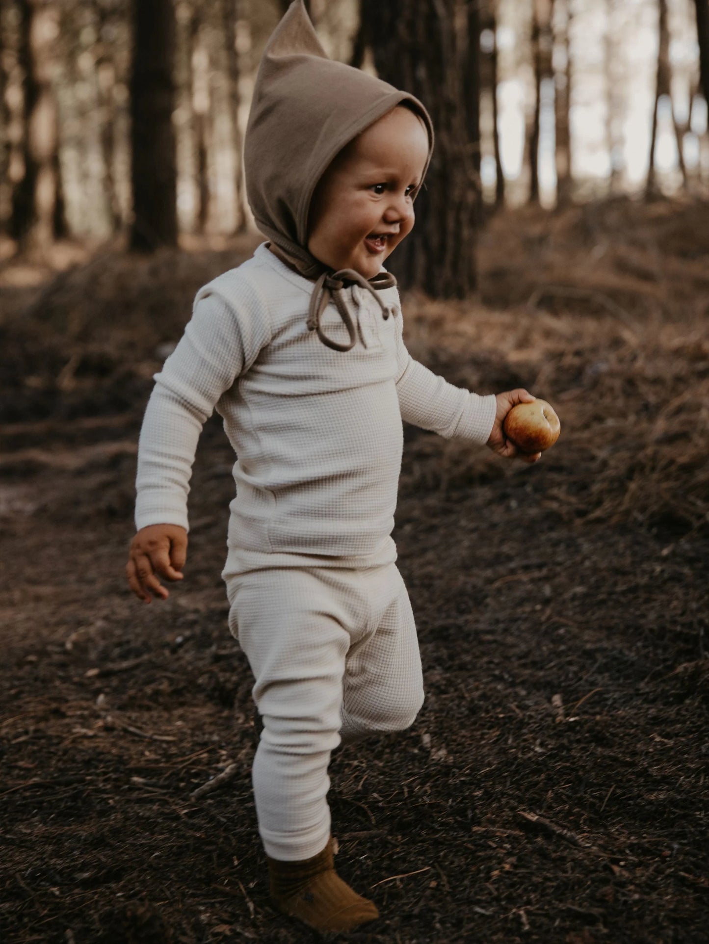 [PRE ORDER] 🇬🇧TSF/organic The Waffle Top有機華夫格棉打底衣