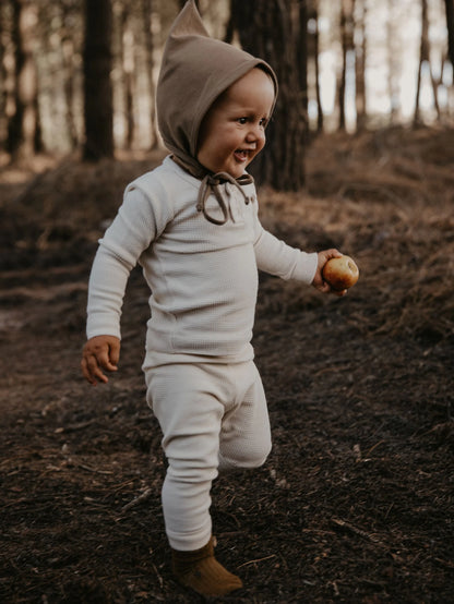 [PRE ORDER] 🇬🇧TSF/organic The Waffle Top有機華夫格棉打底衣